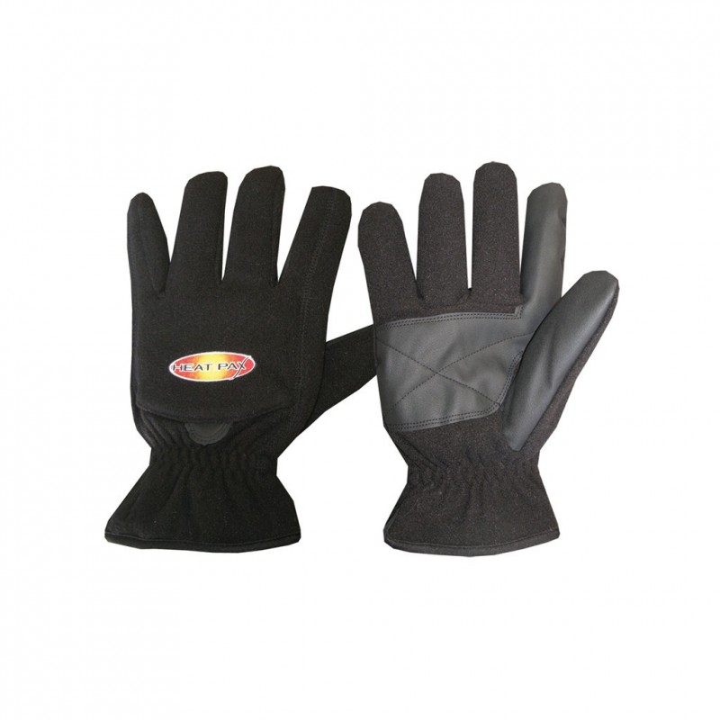 Chaufferette GENERIQUE Gants chauffants usb chauds demi-doigt de couleur  unie pour hommes et femmes - noir