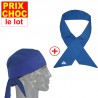 Lot promo bandana + foulard Deluxe rafraîchissants Hyperkewl - bleus