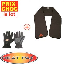 Echarpe + gants réchauffants Heatpax